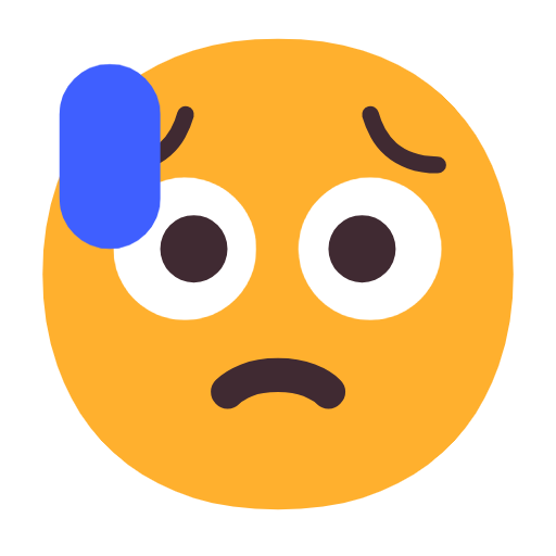 وجه حزين لكن مرتاح