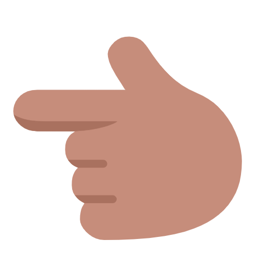 Dorso Da Mão Com Dedo Indicador Apontando Para A Esquerda: Pele Morena para Microsoft Windows 11 24H2 August 2025 Update