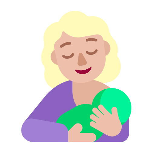 Кормление грудью: светлый тон кожи для Microsoft Windows 11 24H2 August 2025 Update