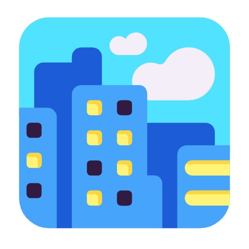 Khung cảnh thành phố cho Microsoft Windows 11 24H2 August 2025 Update