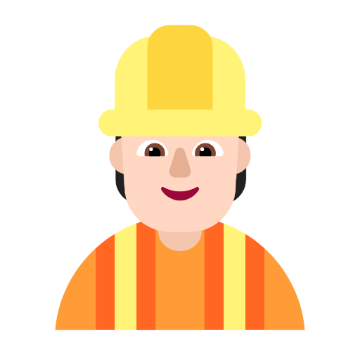 Строитель: очень светлый тон кожи для Microsoft Windows 11 24H2 August 2025 Update