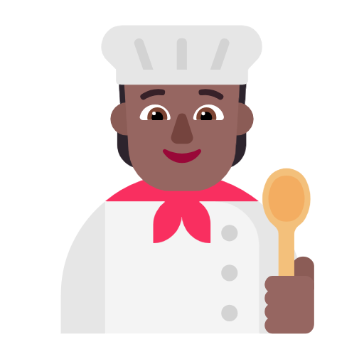 Chef De Cozinha: Pele Morena Escura para Microsoft Windows 11 24H2 August 2025 Update