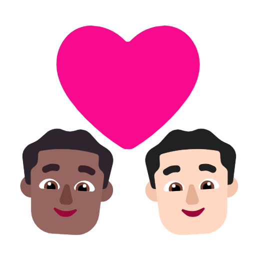 Casal Apaixonado: Homem, Homem, Pele Morena Escura, Pele Clara para Microsoft Windows 11 24H2 August 2025 Update
