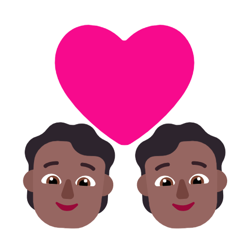Casal Apaixonado: Pele Morena Escura para Microsoft Windows 11 24H2 August 2025 Update