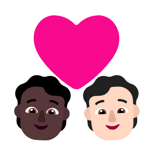Casal Apaixonado: Pessoa, Pessoa, Pele Escura, Pele Clara para Microsoft Windows 11 24H2 August 2025 Update