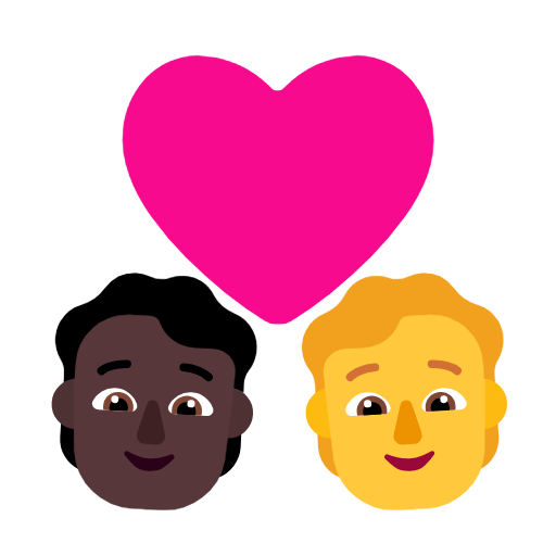<p>Casal Com Coração: Pessoa, Pessoa, Tom de Pele Escuro, Sem Tom de Pele</p> para Microsoft Windows 11 24H2 August 2025 Update