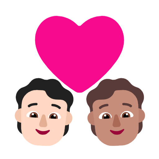 Casal Apaixonado: Pessoa, Pessoa, Pele Clara, Pele Morena para Microsoft Windows 11 24H2 August 2025 Update