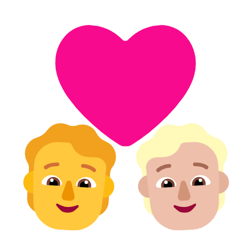 <p>Casal com Coração: Pessoa, Pessoa, Sem Tom de Pele, Tom de Pele Médio-Claro</p> para Microsoft Windows 11 24H2 August 2025 Update