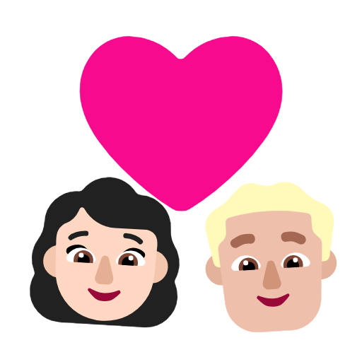 Casal Apaixonado: Mulher, Homem, Pele Clara, Pele Morena Clara para Microsoft Windows 11 24H2 August 2025 Update