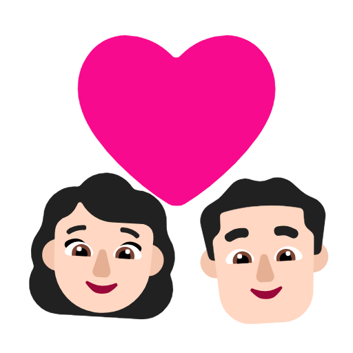 Casal Apaixonado: Mulher, Homem, Pele Clara para Microsoft Windows 11 24H2 August 2025 Update