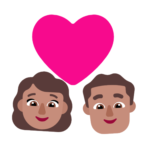 Casal Apaixonado: Mulher, Homem, Pele Morena para Microsoft Windows 11 24H2 August 2025 Update