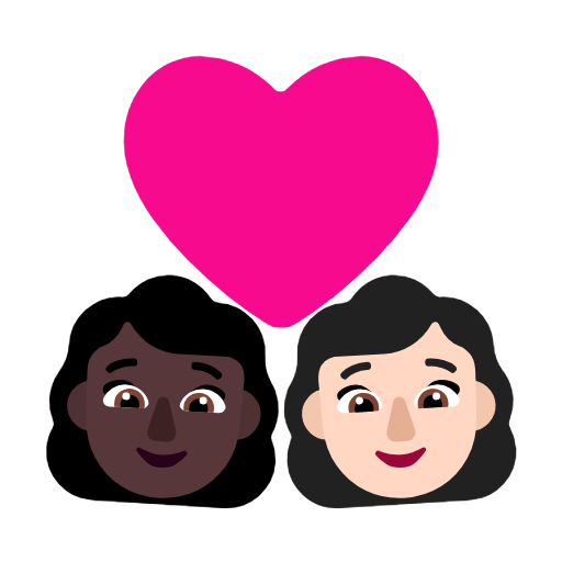 Casal Apaixonado: Mulher, Mulher, Pele Escura, Pele Clara para Microsoft Windows 11 24H2 August 2025 Update