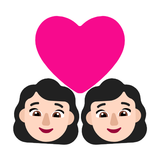 Casal Apaixonado: Mulher, Mulher, Pele Clara para Microsoft Windows 11 24H2 August 2025 Update