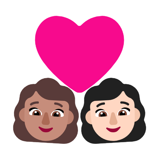 Casal Apaixonado: Mulher, Mulher, Pele Morena, Pele Clara para Microsoft Windows 11 24H2 August 2025 Update
