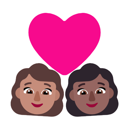 Casal Apaixonado: Mulher, Mulher, Pele Morena, Pele Morena Escura para Microsoft Windows 11 24H2 August 2025 Update