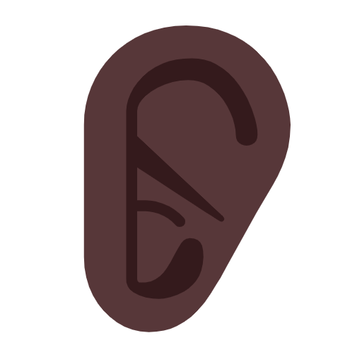 Ухо: очень темный тон кожи для Microsoft Windows 11 24H2 August 2025 Update