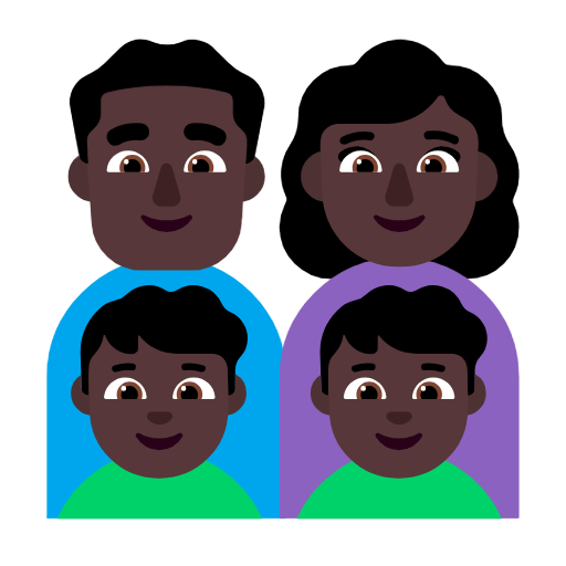 <p>परिवार - पुरुष: गहरे रंग का त्वचा टोन, महिला: गहरे रंग का त्वचा टोन, लड़का: गहरे रंग का त्वचा टोन, लड़का: गहरे रंग का त्वचा टोन</p> Microsoft Windows 11 24H2 August 2025 Update के लिए