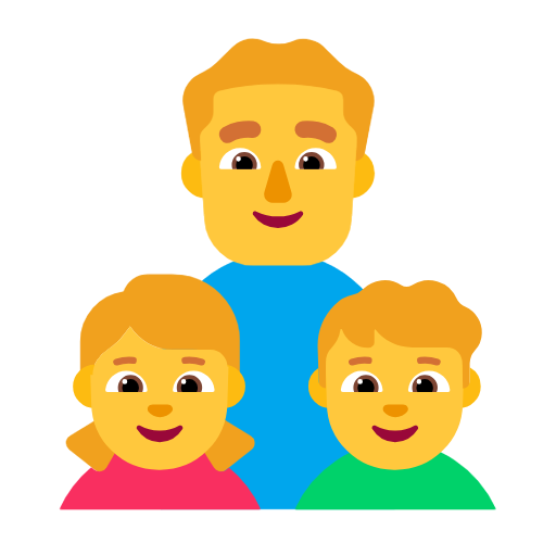 Família: Homem, Menina, Menino para Microsoft Windows 11 24H2 August 2025 Update