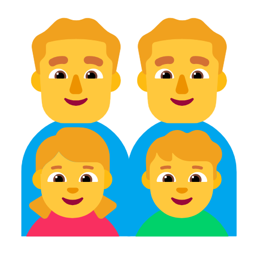 Família: Homem, Homem, Menina, Menino para Microsoft Windows 11 24H2 August 2025 Update