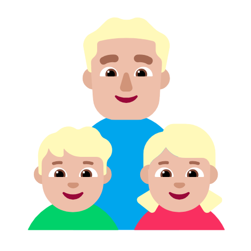<p>Família - Homem: Tom de pele médio-claro, Rapaz: Tom de pele médio-claro, Menina: Tom de pele médio-claro</p> para Microsoft Windows 11 24H2 August 2025 Update