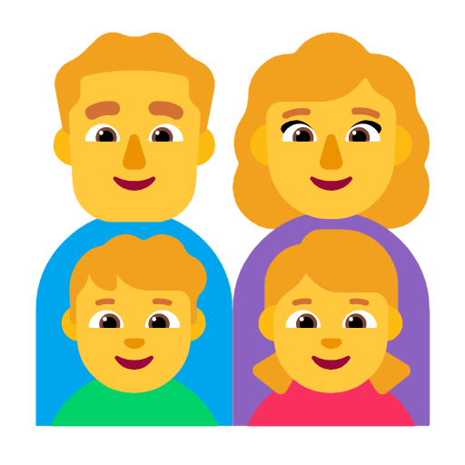 Família: Homem, Mulher, Menino, Menina para Microsoft Windows 11 24H2 August 2025 Update