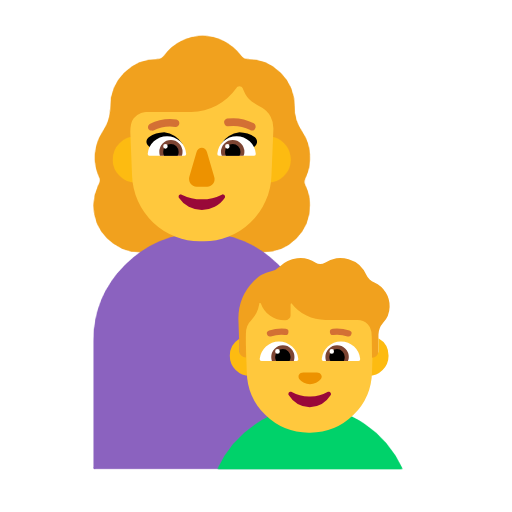 Família: Mulher, Menino para Microsoft Windows 11 24H2 August 2025 Update