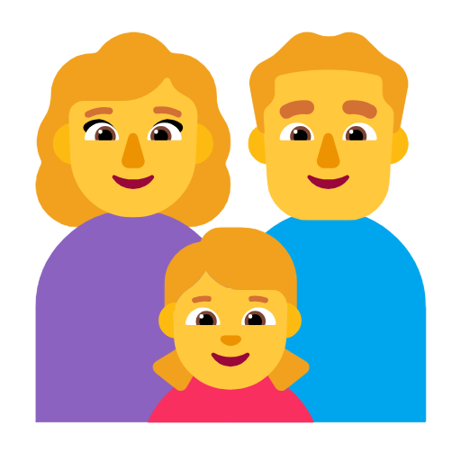 Família: Mulher, Homem, Menina para Microsoft Windows 11 24H2 August 2025 Update