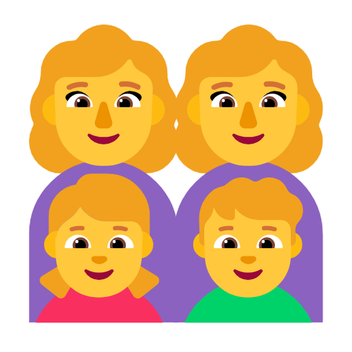 Família: Mulher, Mulher, Menina, Menino para Microsoft Windows 11 24H2 August 2025 Update