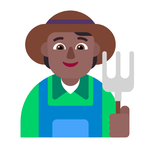 Agricultor: Pele Morena Escura para Microsoft Windows 11 24H2 August 2025 Update