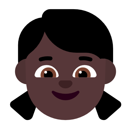 Menina: Pele Escura para Microsoft Windows 11 24H2 August 2025 Update