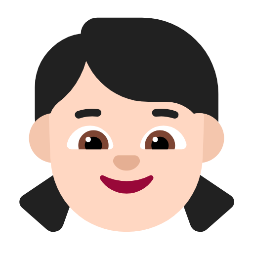 Девочка: очень светлый тон кожи для Microsoft Windows 11 24H2 August 2025 Update