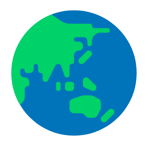 Globo Mostrando Ásia E Oceania para Microsoft Windows 11 24H2 August 2025 Update