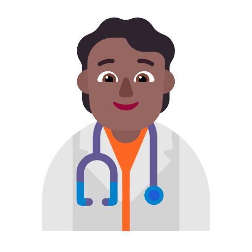 Profissional De Saúde: Pele Morena Escura para Microsoft Windows 11 24H2 August 2025 Update