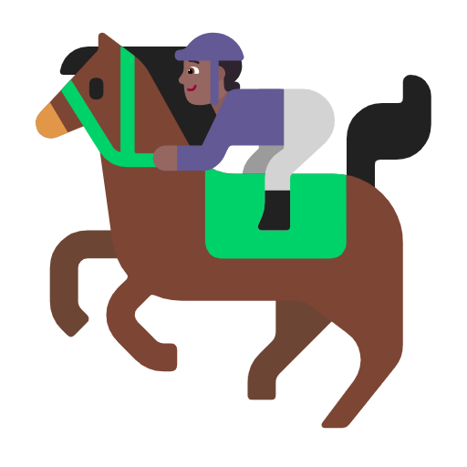 Corrida De Cavalos: Pele Morena Escura para Microsoft Windows 11 24H2 August 2025 Update