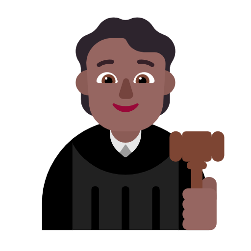 Juiz No Tribunal: Pele Morena Escura para Microsoft Windows 11 24H2 August 2025 Update