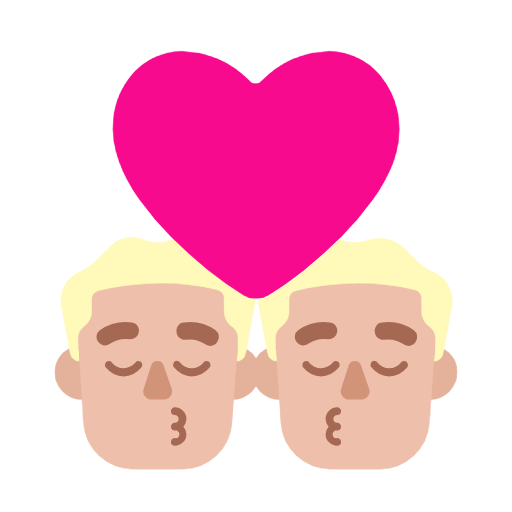 Beijo: Homem, Homem, Pele Morena Clara para Microsoft Windows 11 24H2 August 2025 Update