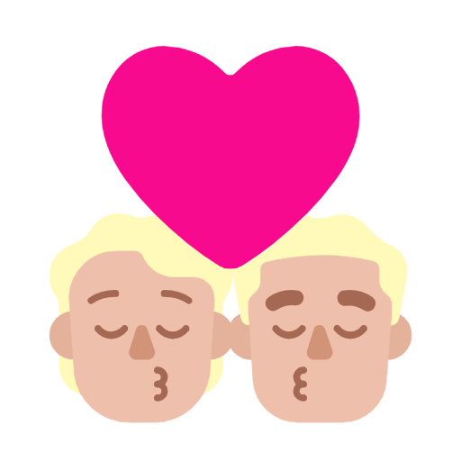 Beijo: Pessoa, Homem, Tom de pele médio-claro para Microsoft Windows 11 24H2 August 2025 Update