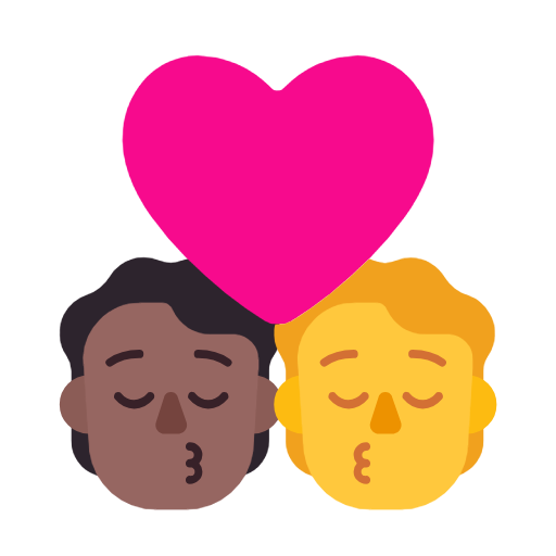 Kiss: Pessoa, Pessoa, Tom de pele médio-escuro, Sem tom de pele para Microsoft Windows 11 24H2 August 2025 Update