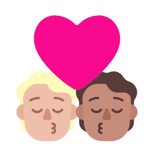 Beijo: Pessoa, Pessoa, Pele Morena Clara, Pele Morena para Microsoft Windows 11 24H2 August 2025 Update