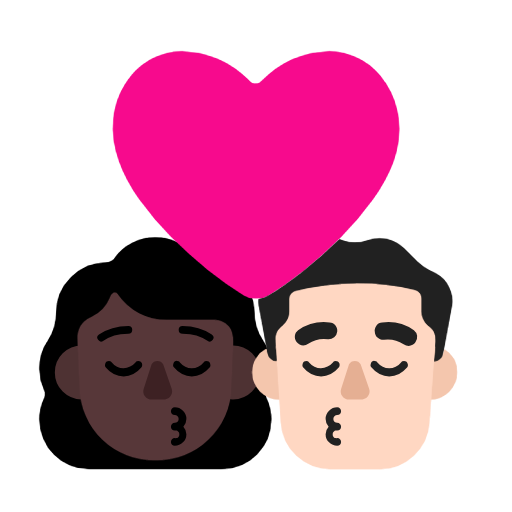 Beijo: Mulher, Homem, Pele Escura, Pele Clara para Microsoft Windows 11 24H2 August 2025 Update