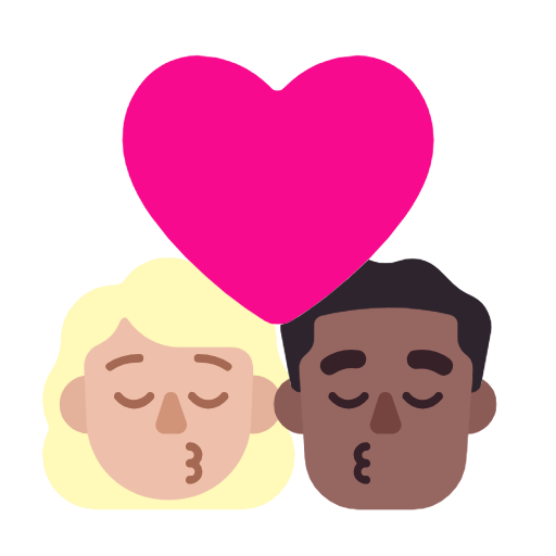 Beijo: Mulher, Homem, Pele Morena Clara, Pele Morena Escura para Microsoft Windows 11 24H2 August 2025 Update