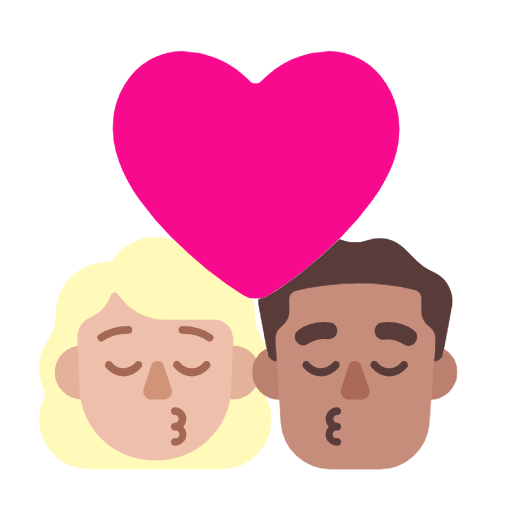 Beijo: Mulher, Homem, Pele Morena Clara, Pele Morena para Microsoft Windows 11 24H2 August 2025 Update