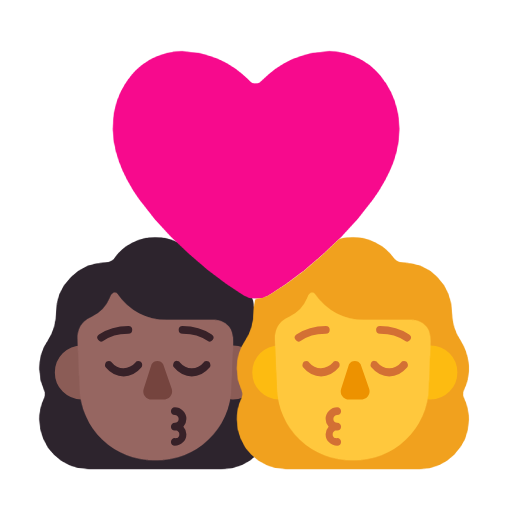 Kiss - Mulher: Tom de pele médio-escuro, Mulher: Sem tom de pele para Microsoft Windows 11 24H2 August 2025 Update