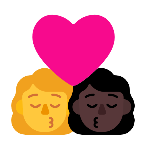 Kiss - Woman: Sem Tom de Pele, Woman: Tom de Pele Escura para Microsoft Windows 11 24H2 August 2025 Update