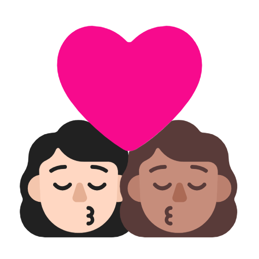 Beijo: Mulher, Mulher, Pele Clara, Pele Morena para Microsoft Windows 11 24H2 August 2025 Update