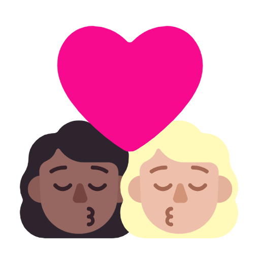 Beijo: Mulher, Mulher, Pele Morena Escura, Pele Morena Clara para Microsoft Windows 11 24H2 August 2025 Update