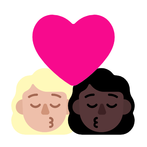 Beijo: Mulher, Mulher, Pele Morena Clara, Pele Escura para Microsoft Windows 11 24H2 August 2025 Update