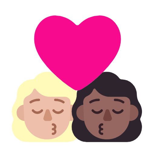 Beijo: Mulher, Mulher, Pele Morena Clara, Pele Morena Escura para Microsoft Windows 11 24H2 August 2025 Update