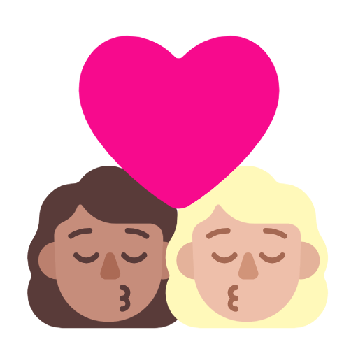 Beijo: Mulher, Mulher, Pele Morena, Pele Morena Clara para Microsoft Windows 11 24H2 August 2025 Update