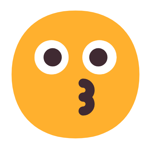 Kissing Face for Microsoft Windows 11 24H2 August 2025 Update